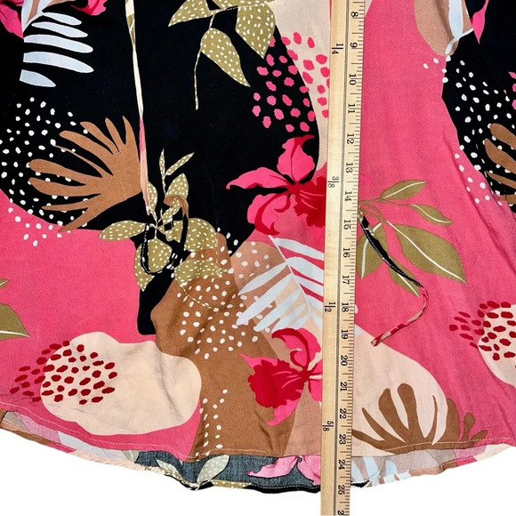 Easel size large top v neck blousy colorful - Picture 8 of 8